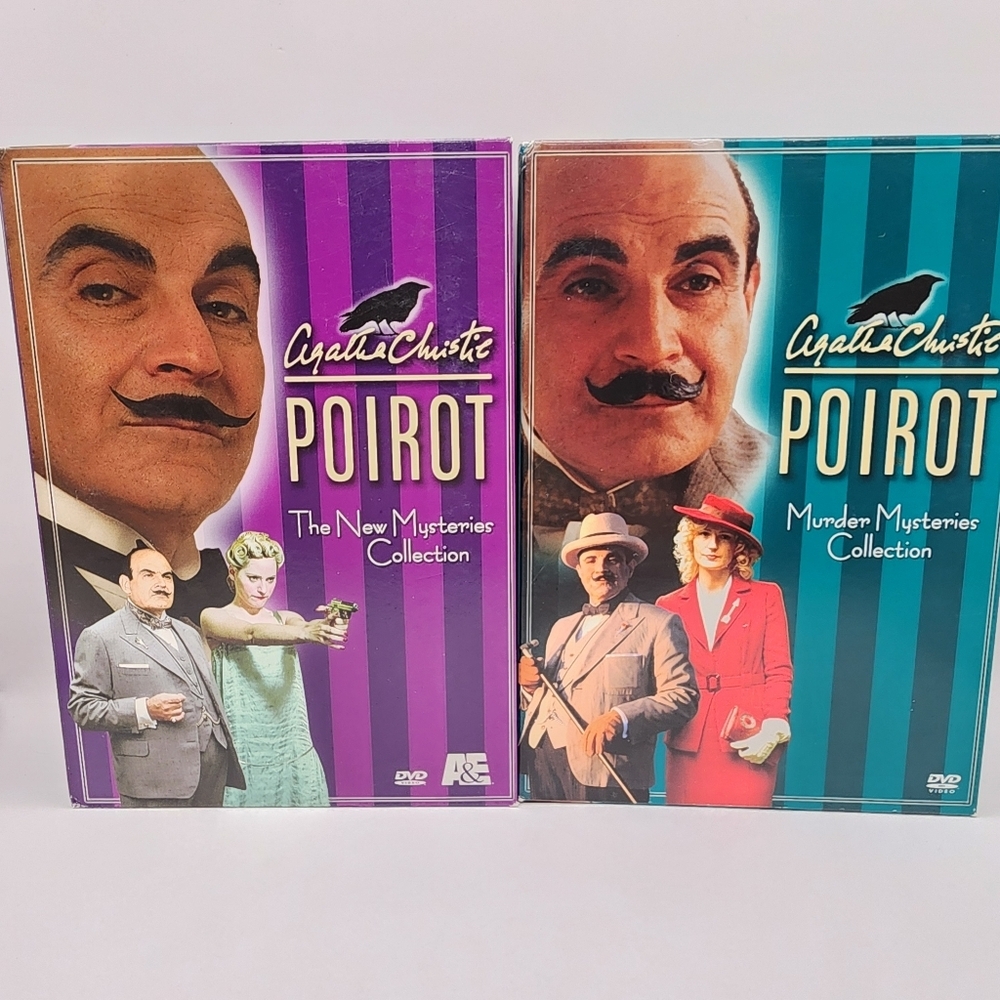 Agatha Christie's Poirot New Mysteries Collection DVD Lot British BBC Acorn